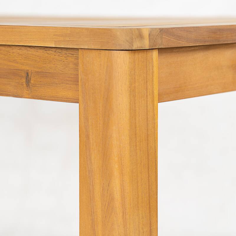 Christopher Knight Home Isolde Acacia Rectangular Dining Table with Umbrella Hole