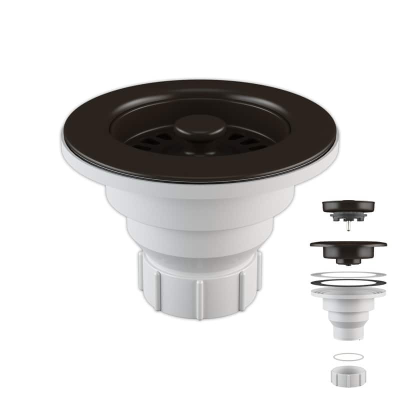 Lexicon Kitchen Sink Basket Strainer 3-1/2" Mocha Finish