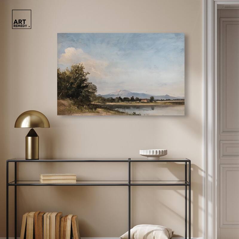 Hilltop Tower View III Canvas by Art Remedy, Gallery Wrapped
