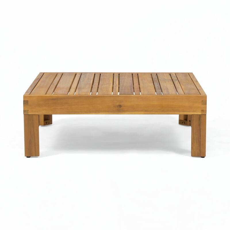 Outdoor 3PC LOVE SEAT SET WITH COFFEE TABLE, RED