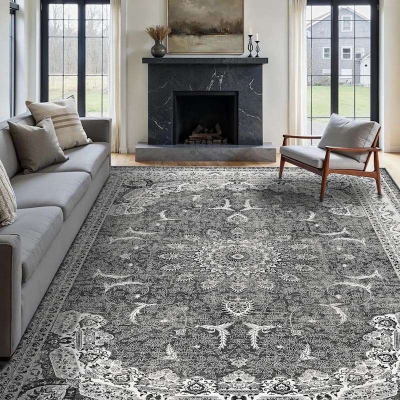 Bohemian Faux Cashmere Rug