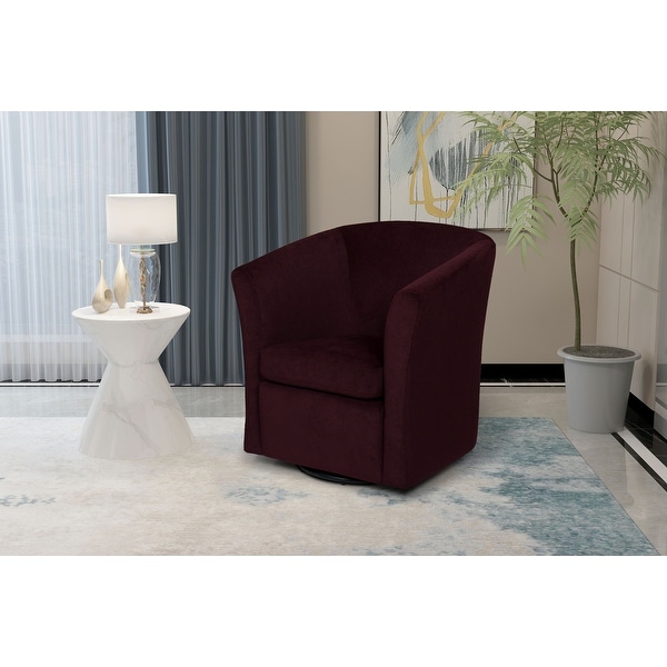 Lana Upholstered Swivel Armchair. Opens flyout.