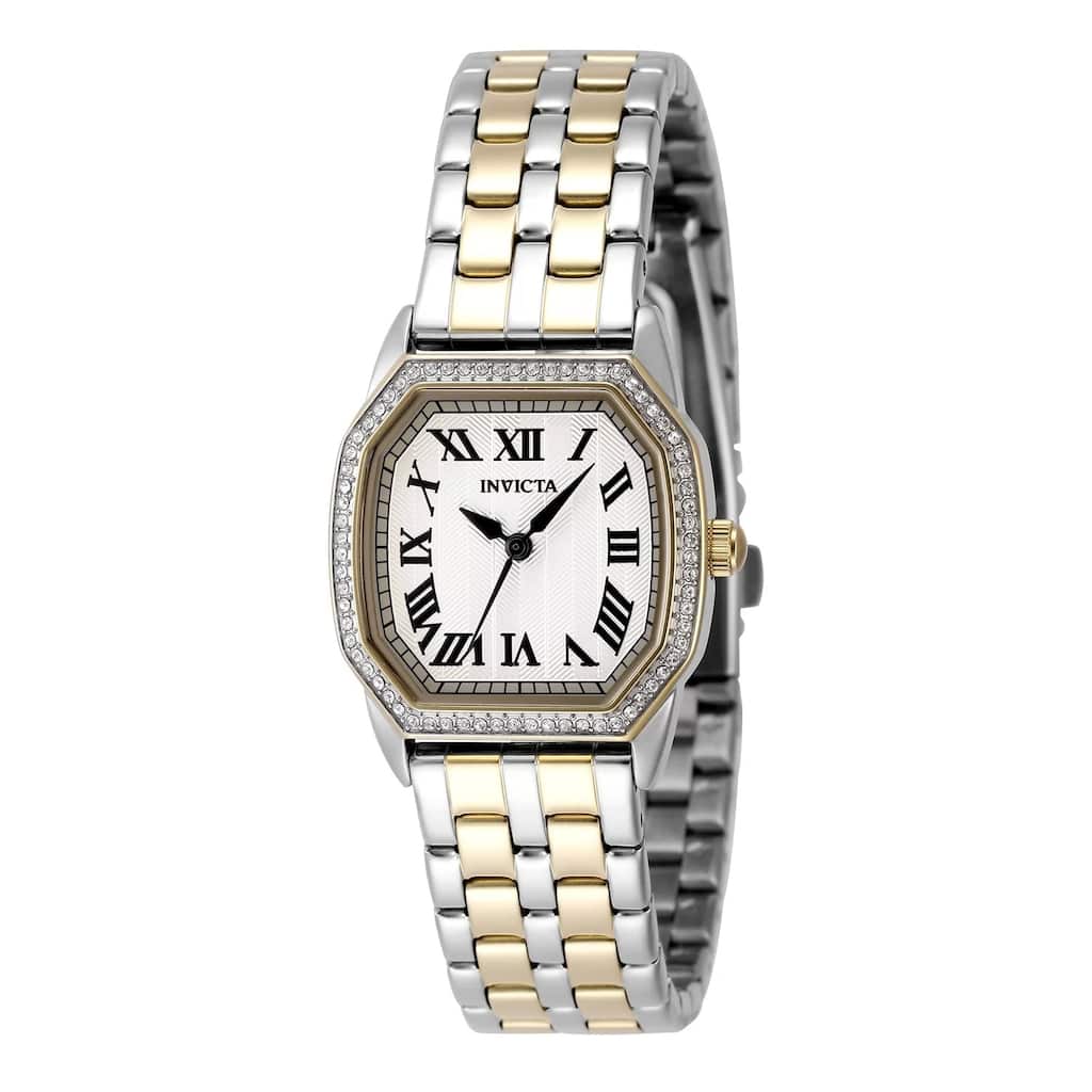 Invicta Women's 48999 Wildflower Quartz 3 Hand Silver Dial Watch
