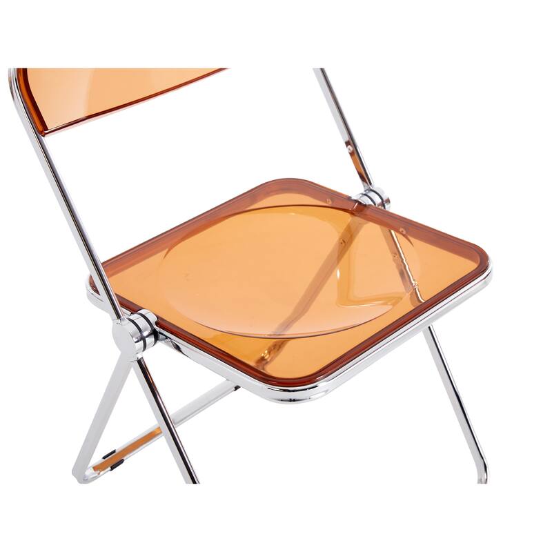 Clear Transparent Folding Chair Chair Pc Plastic