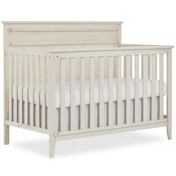 slide 2 of 6, SweetPea Baby Bayfield Convertible Crib - Glazed Brush White Glazed Brush White