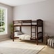 preview thumbnail 18 of 16, Meble Furniture Noah Bunk Bed (79"W x 62"H) - Modern Kids Twin Over Twin