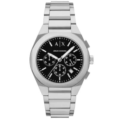 Armani Exchange Men's Rafael Black Dial Watch - AX4186 - 6 (36)