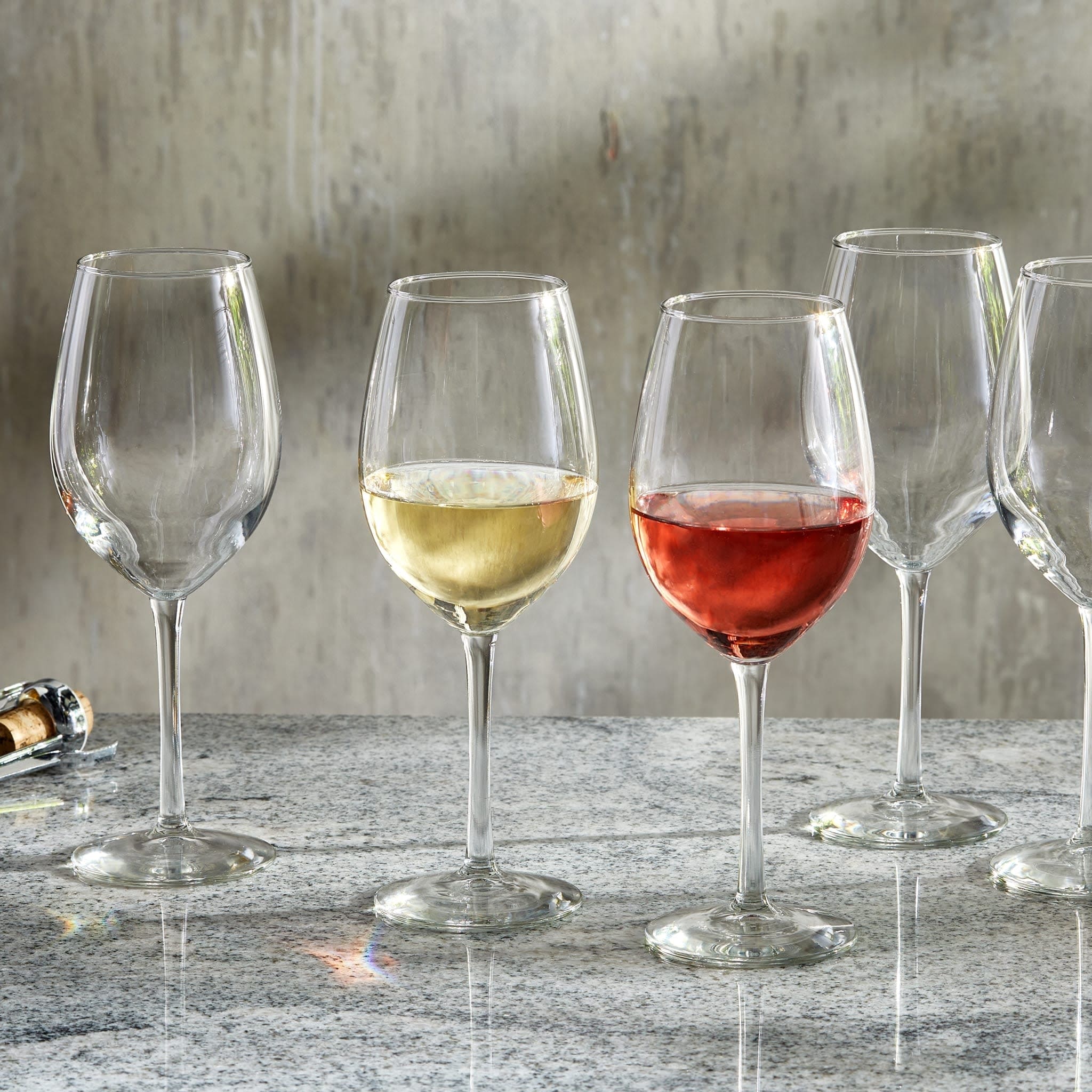 Libbey Entertaining Essentials All Purpose Wine Glasses, 17-ounce, Set of 6 - Set of 6