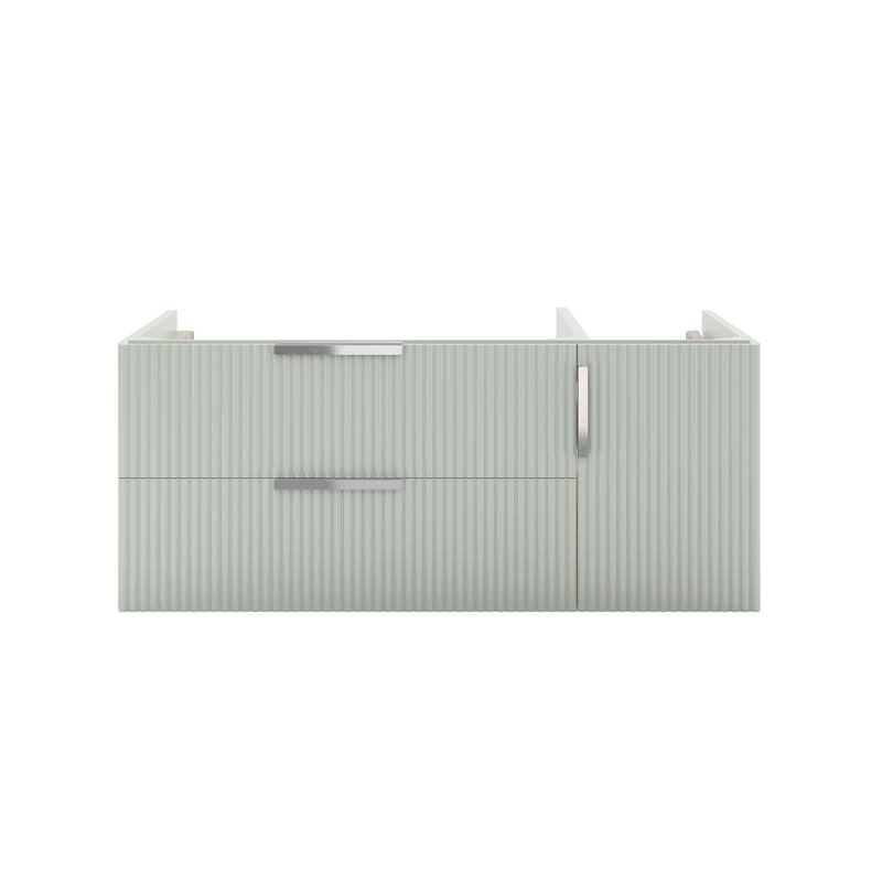 Fresca FCB4336-UNS-L Camille 36" Single Wall Mounted Vanity Cabinet - Whispering Sage