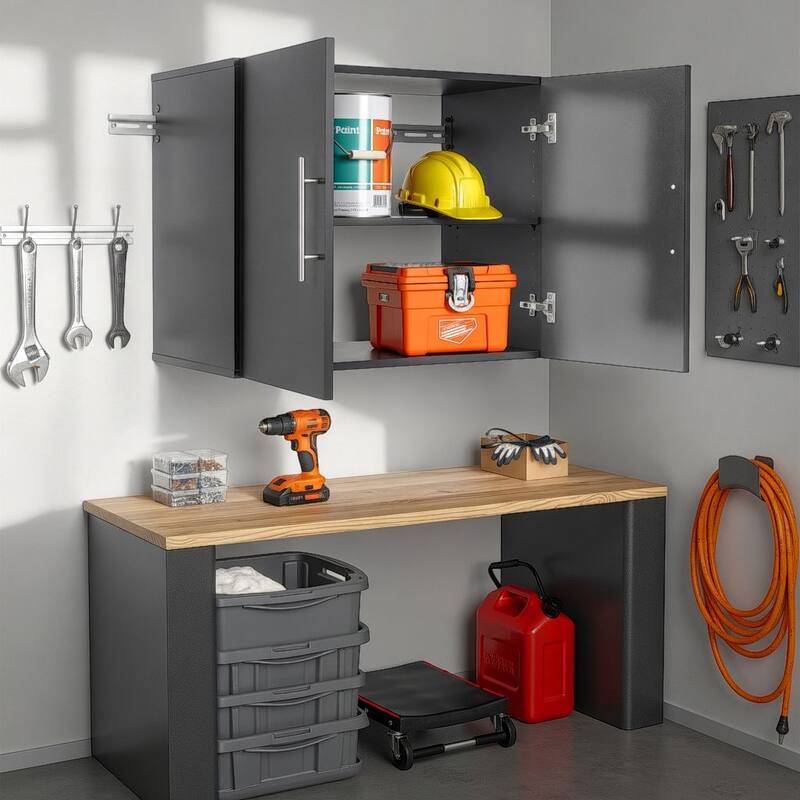 Prepac HangUps 30" Upper Storage Cabinet