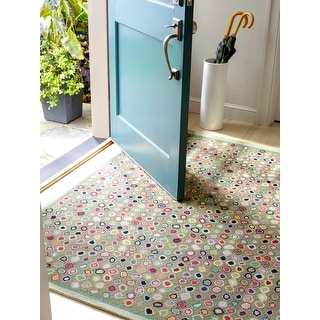 Dash & Albert Cats Paw Hand Micro Hooked Wool Rug - Bed Bath & Beyond ...