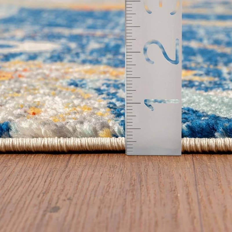 Luxe Weavers Abstract Artistic Indoor Area Rug, Medium Pile Carpet