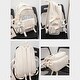 preview thumbnail 3 of 12, Backpack Cute Anime Student Schoolbag Cartoon Casual Travel Bag for Boys and Girls School Season Backpack (White)