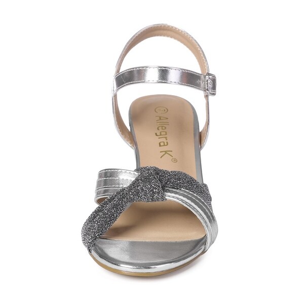 block heel dressy sandals