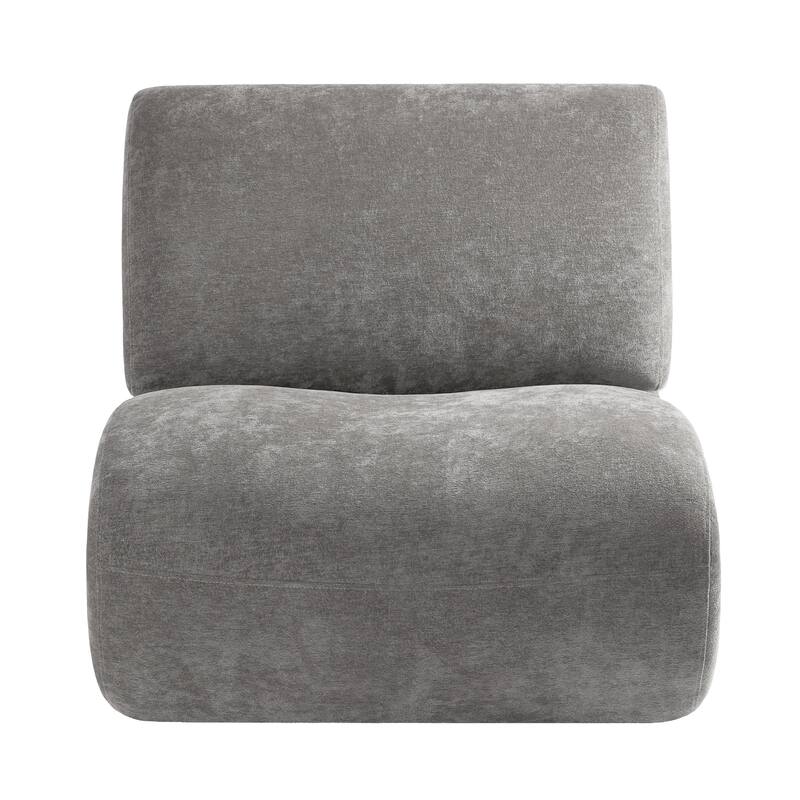 DREAMSIDEA Low Back Upholstered Swivel Accent Chair