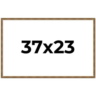37x23 Frame Gold Solid Wood Picture Frame - Complete Modern Photo