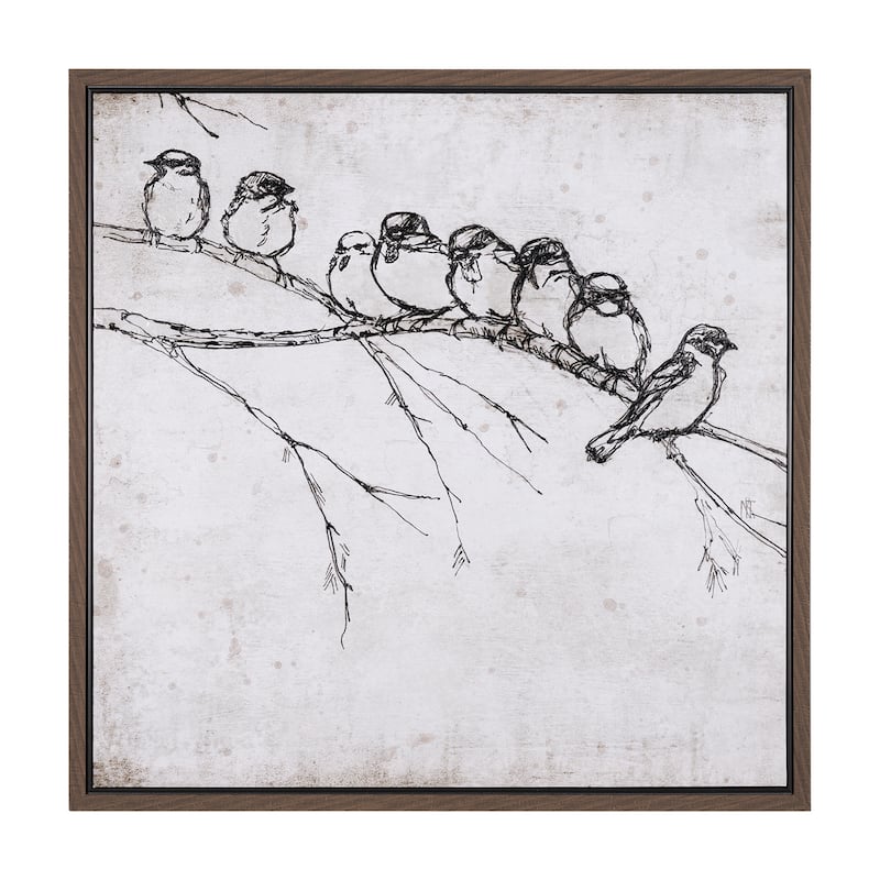 Waiting For Spring I Framed Canvas Art Print - I Large