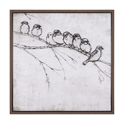 Waiting For Spring I Framed Canvas Art Print