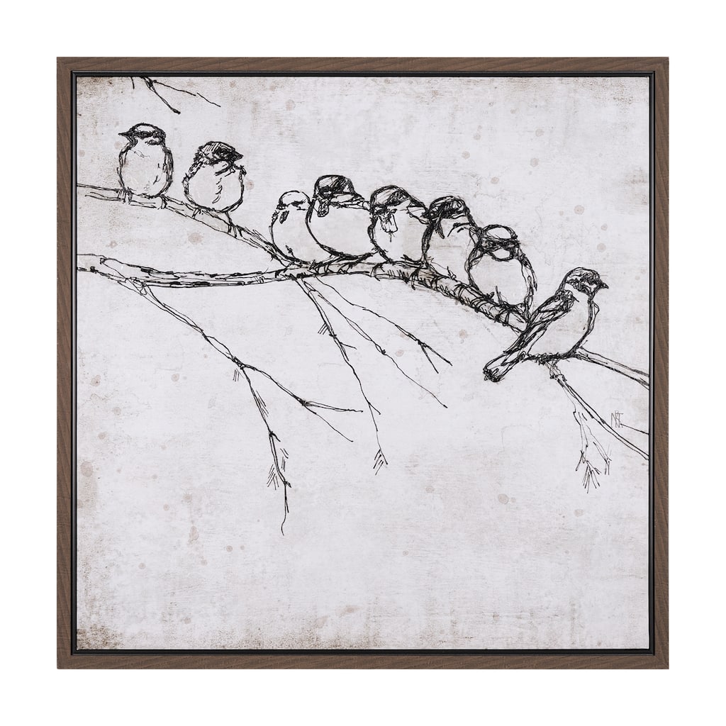 Waiting For Spring I Framed Canvas Art Print