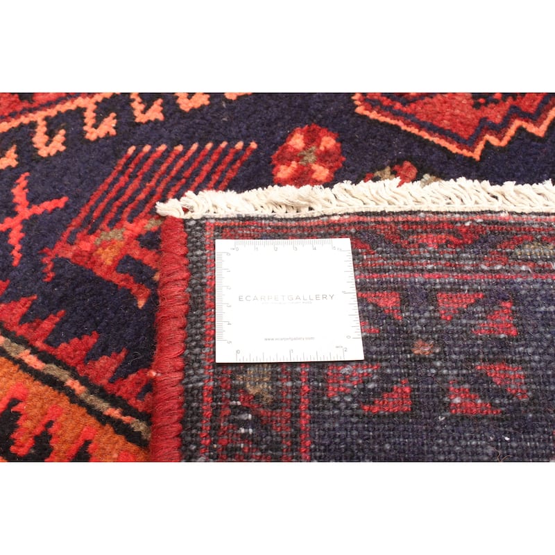 ECARPETGALLERY Hand-knotted Andelz Navy Wool Rug - 4'5 x 7'8