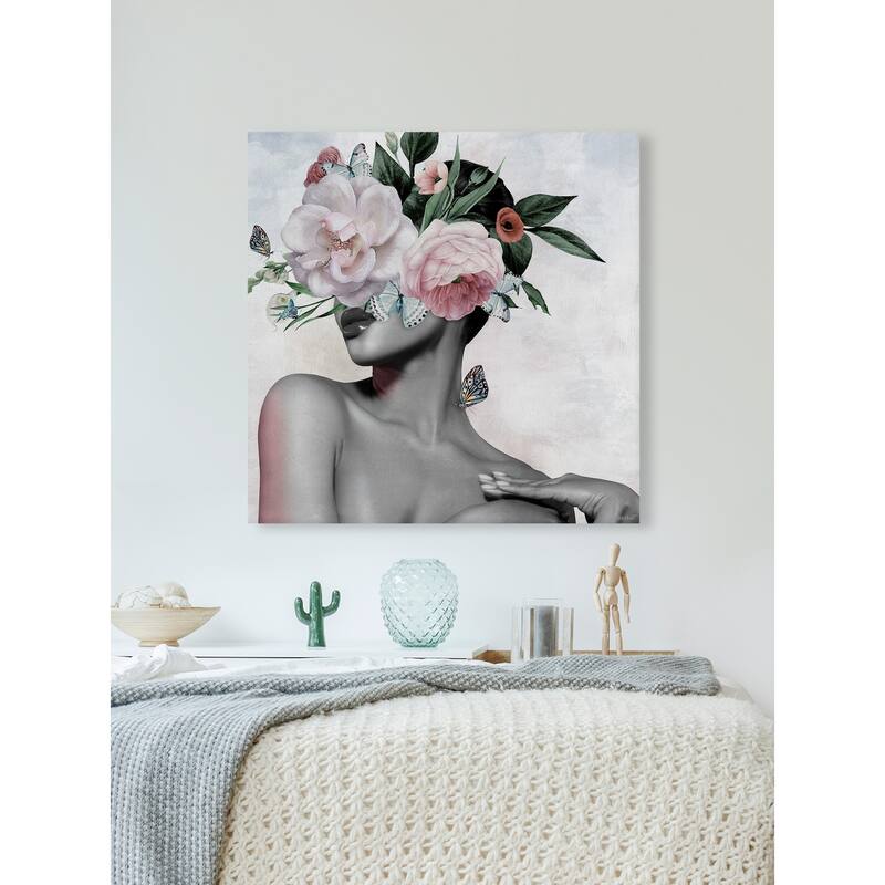 'I Am Beautiful' Painting Print on Wrapped Canvas