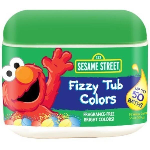 Shop Sesame Street Fizzy Tub Colors Tablets 50 Ea Overstock 11728652