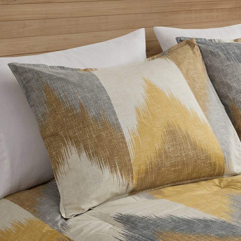 INK+IVY Alpine Yellow 3 Piece Comforter Mini Set