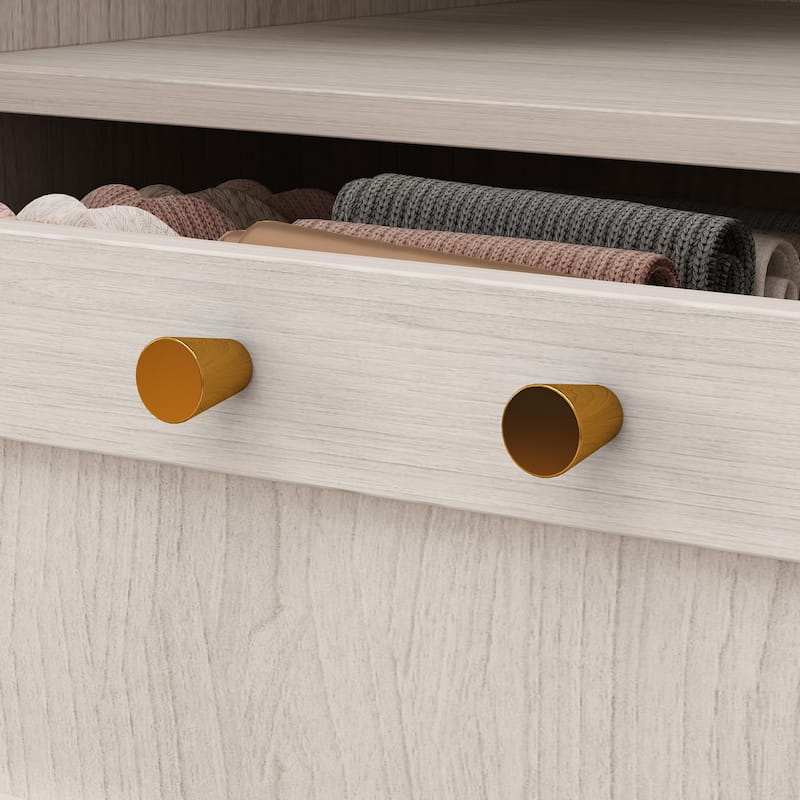 Modular Modern Glass Door Wardrobe:Storage Closet Solution Armoire