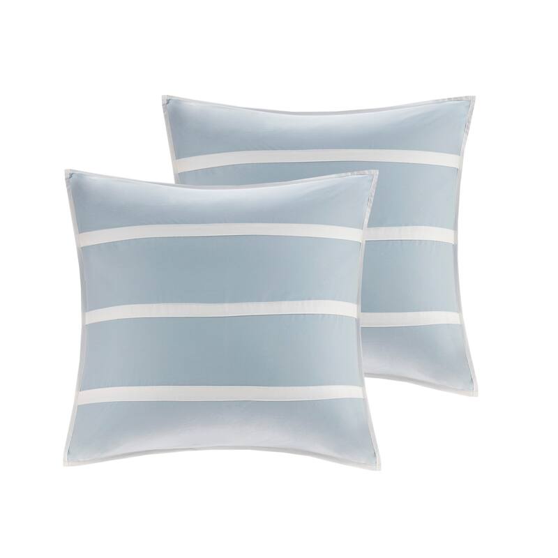 Harbor House Crystal Beach Blue Cotton 26 x 26-inch Euro Sham - Blue