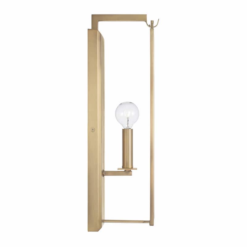 Rylann 1-light Aged Brass Wall Sconce - Aged Brass