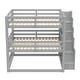 preview thumbnail 26 of 28, Triple Bunk Bed Twin Size Floor Bed with Storage Staircase
