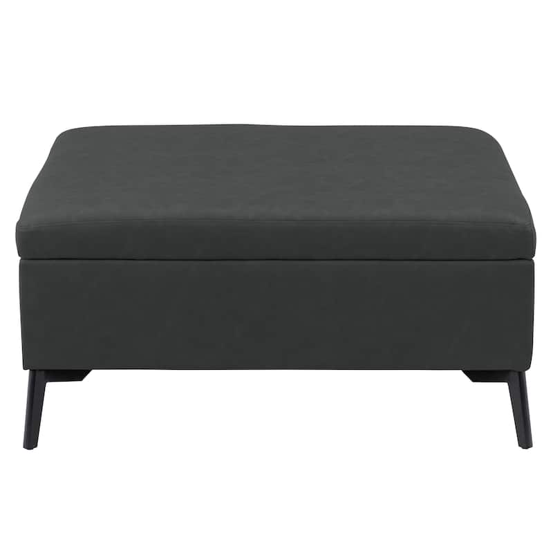 Linden Square Storage Ottoman