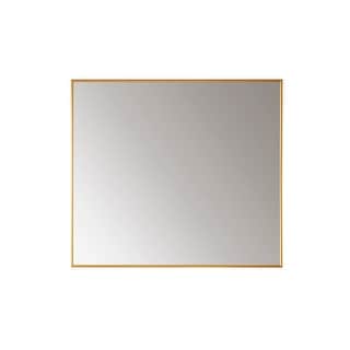 Viella 36" Bathroom Vanity Aluminum Framed Wall Mirror in Gold