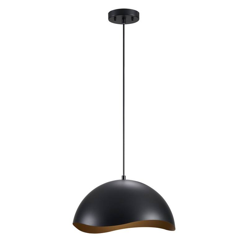 KAWOTI Modern Pendant Light with Metal Shade(Max H81.6")