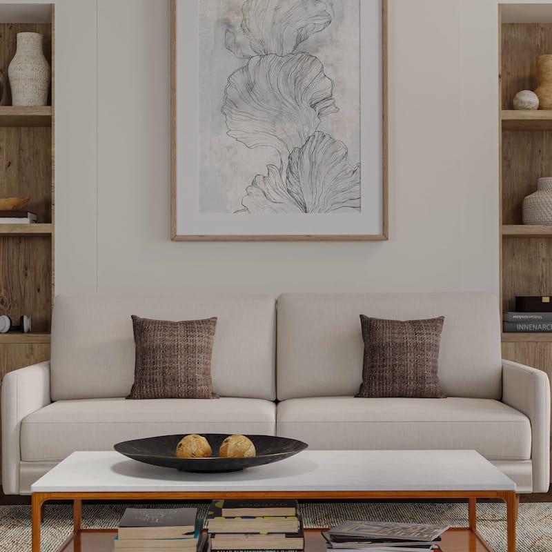 Rizzy Home Modern Heathered Solid Throw Pillow