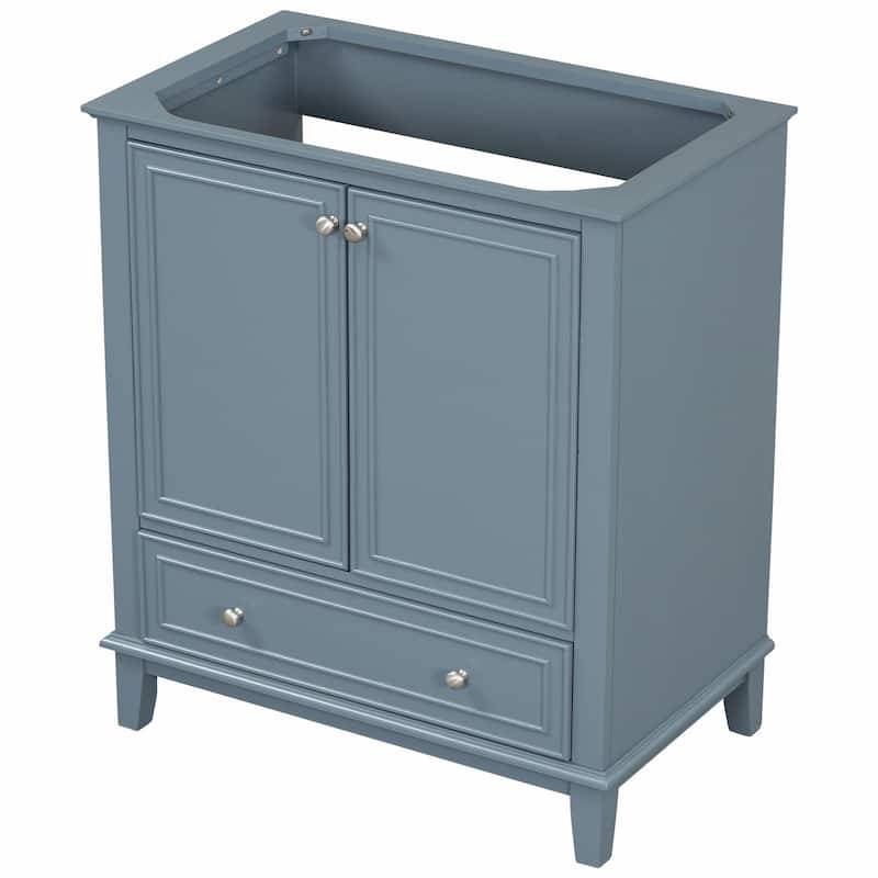30" Bathroom Vanity Base Cabinet with Doors and Drawer