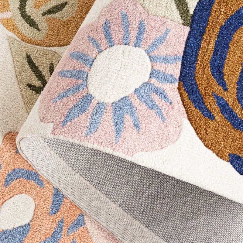 SAFAVIEH Handmade Chelsea Sprig French Country Floral Wool Rug