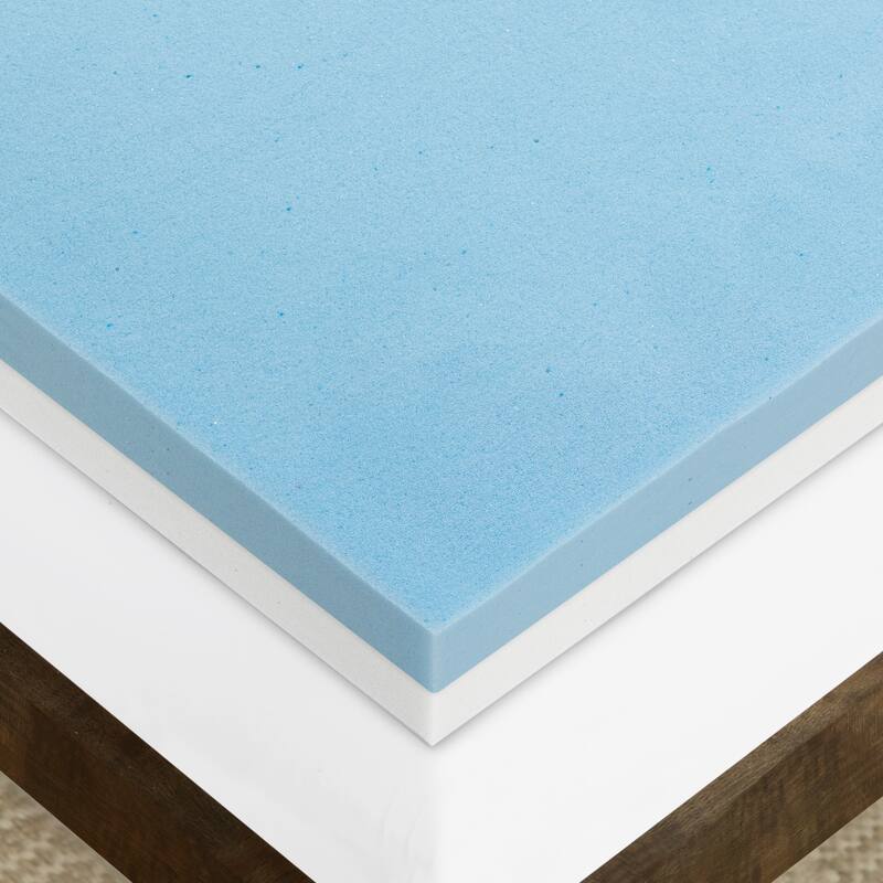 Dream Serenity ComfortDuo 4" Customizable Memory Foam Mattress Topper