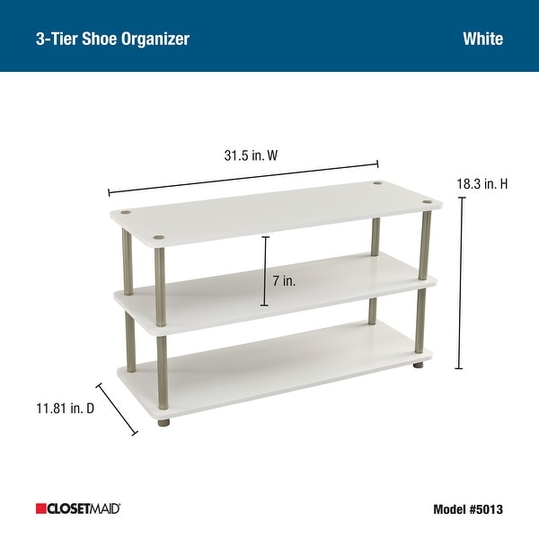 Closetmaid shoe deals shelf