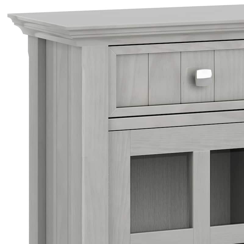 WYNDENHALL Normandy SOLID WOOD Entryway Storage Cabinet