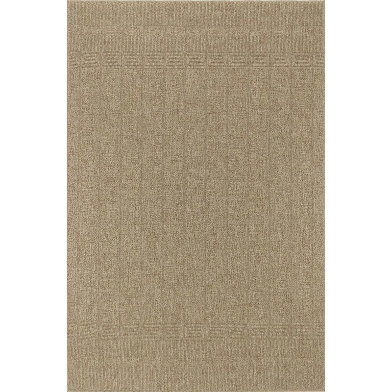 Arianna Collection Jute Indoor/Outdoor Casual Area Rug - 7'8'' X 10'8''