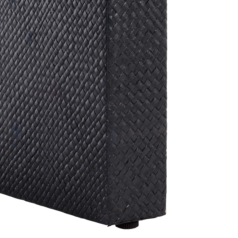 SAFAVIEH Home Pipat Curved Pandan Coffee Table, Fully Assembled - 18"W x 45"D x 18"H