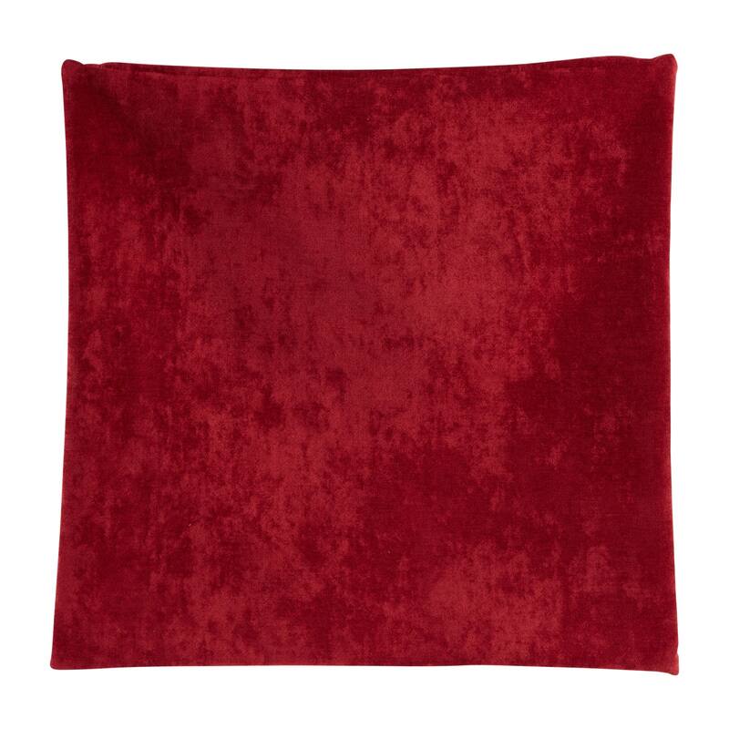 Greendale Home Fashions Velvet Throw Pillow Cover - Ruby
