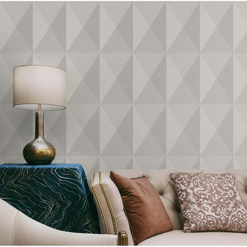 Seabrook Designs Pinnacle Embossed Vinyl Unpasted Wallpaper