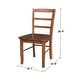preview thumbnail 22 of 128, International Concepts Solid Wood Madrid Ladderback Chairs, Set of 2 - N/A