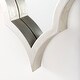 preview thumbnail 8 of 8, Geneva Silver Wood Frame Moroccan Inspired Mirror - 23" x 34"