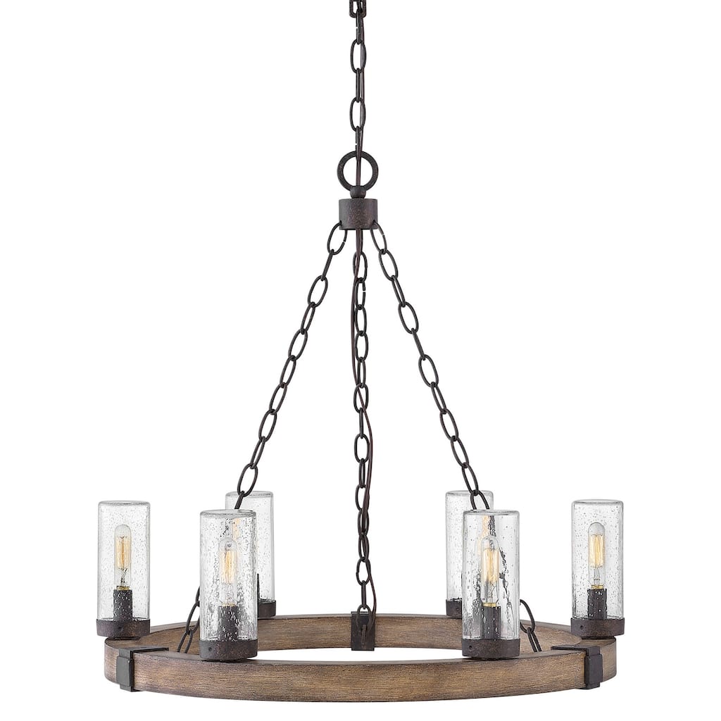 Hinkley Lighting Sawyer 120v 6 Light 24" Wide Open Air Outdoor