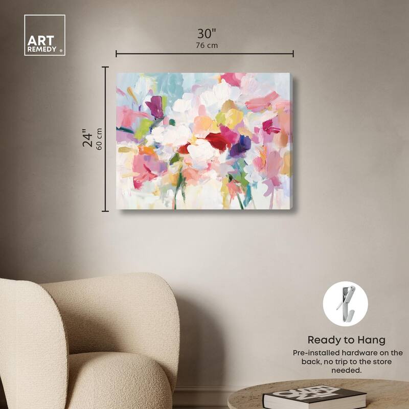 Saturated Colors II Canvas by Art Remedy, Gallery Wrapped