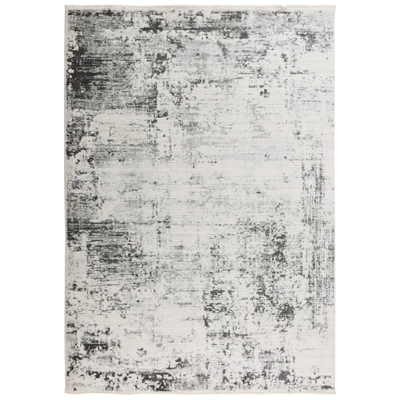 Alora Decor Orchid Transitional Ivory Polyester Area Rug