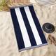 Miranda Haus Winslow Oversized Cabana Stripe 2 Piece Beach Towel